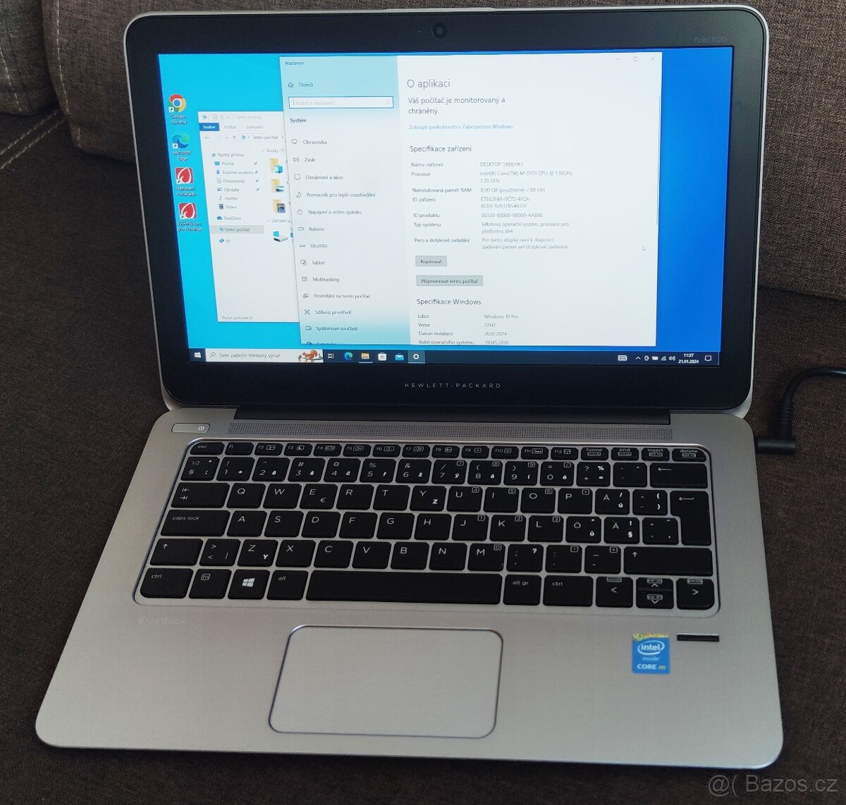 Notebook HP EliteBook 1020 G1 12,5"LCD, 8/256 GB