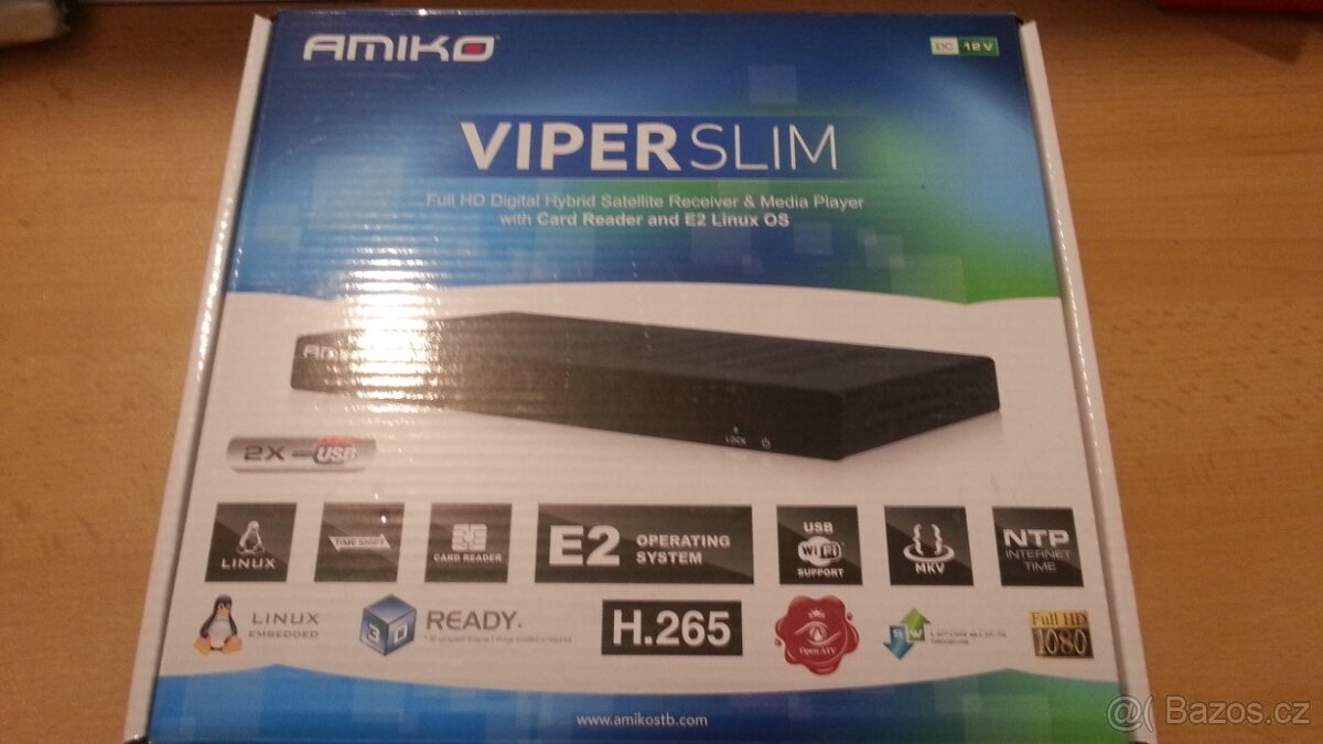 Amiko Viper Slim satelitní přijímač