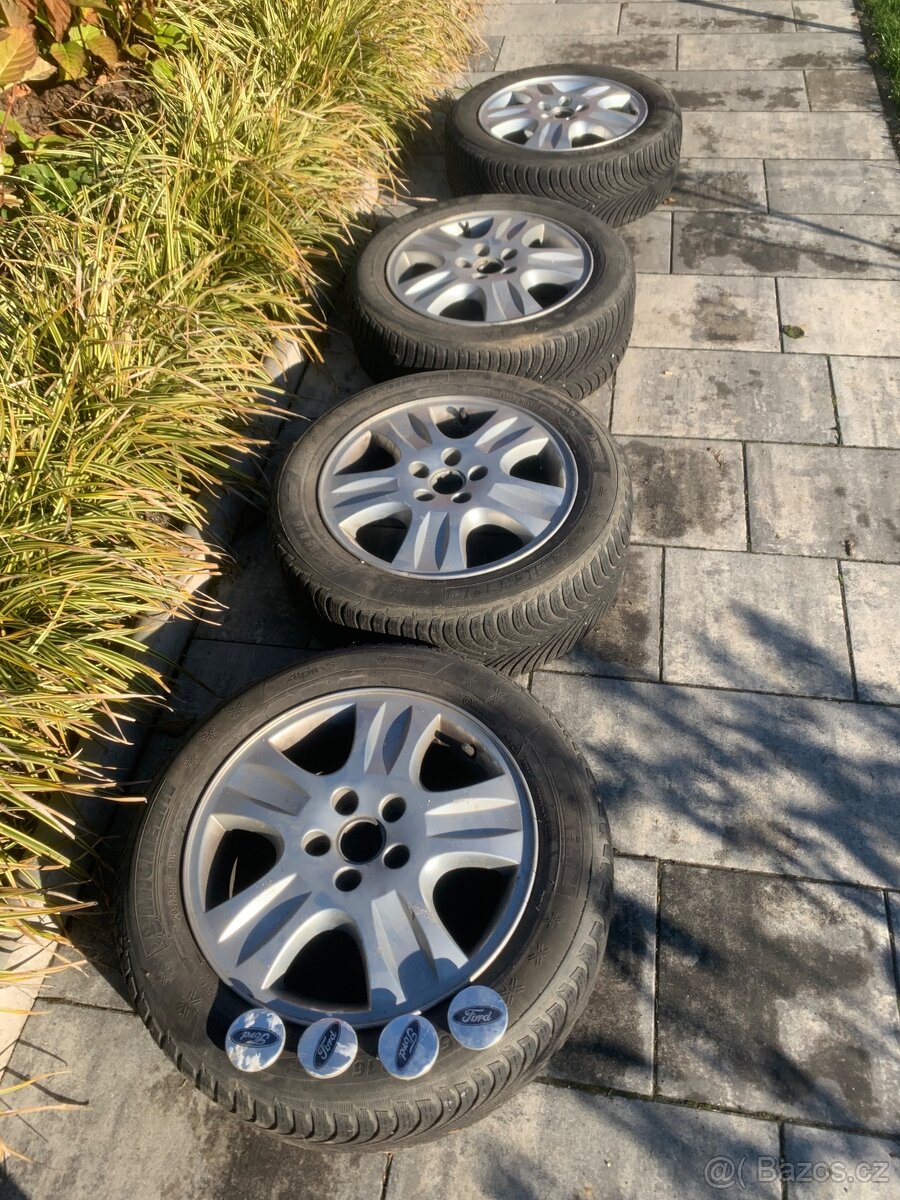 Alu kola R16 5x108 + zimní pneu 205/55 R16