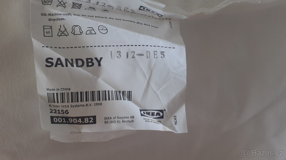 potah na sedačku Ikea Sandby