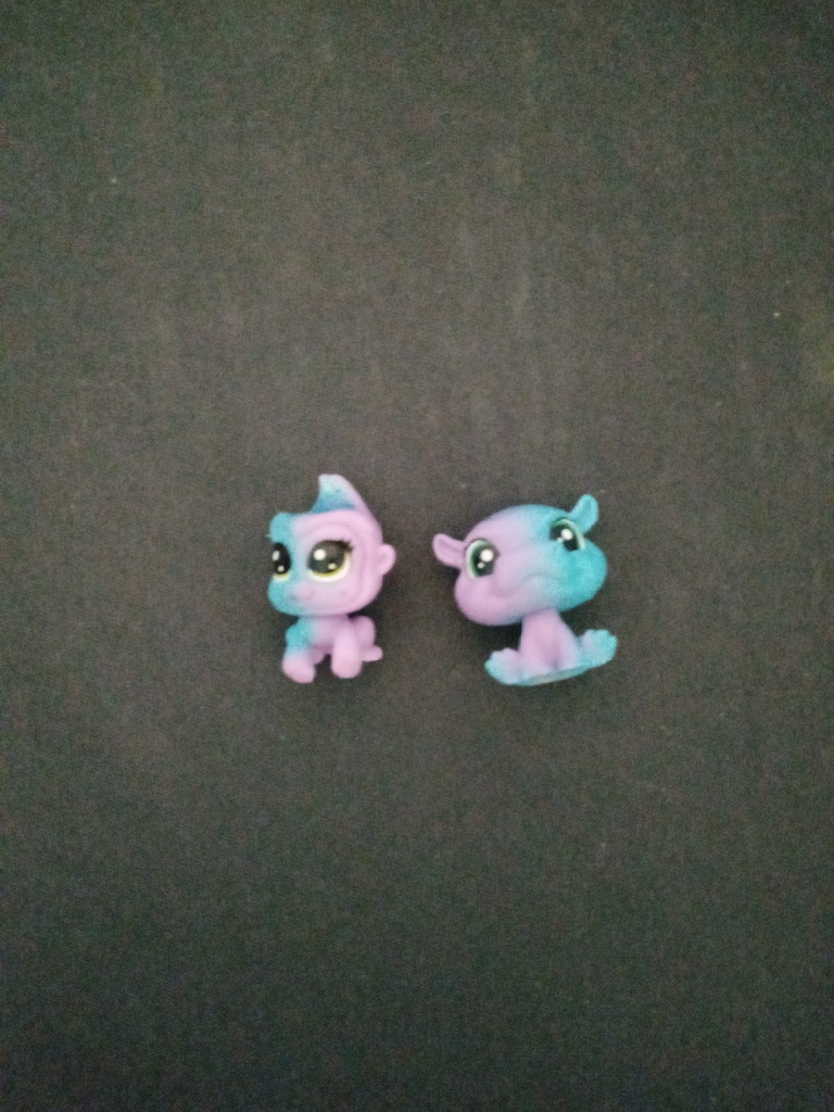 Littlest pet shop opička a hrošík (modrofialoví)