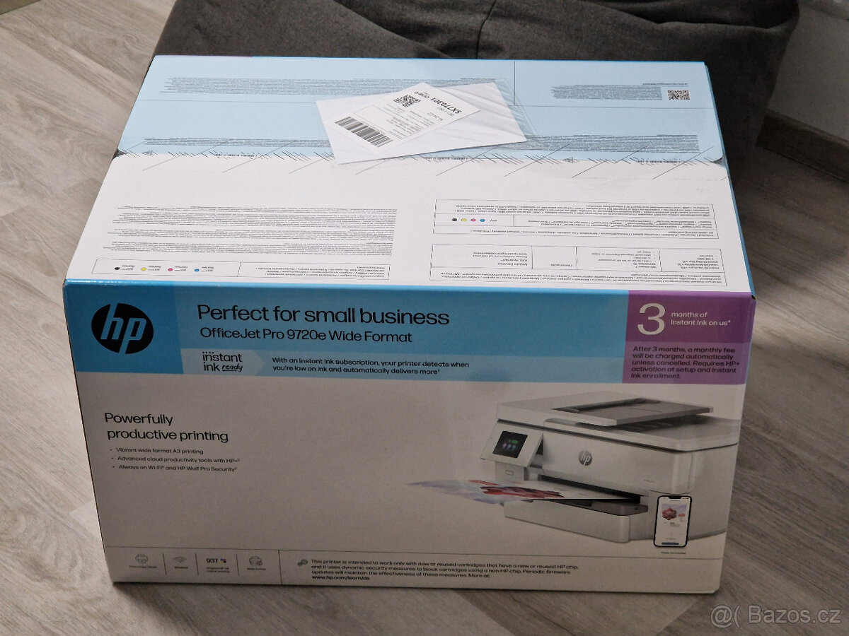 Nová HP OfficeJet Pro 9720e 53N95B, A3 tiskárna