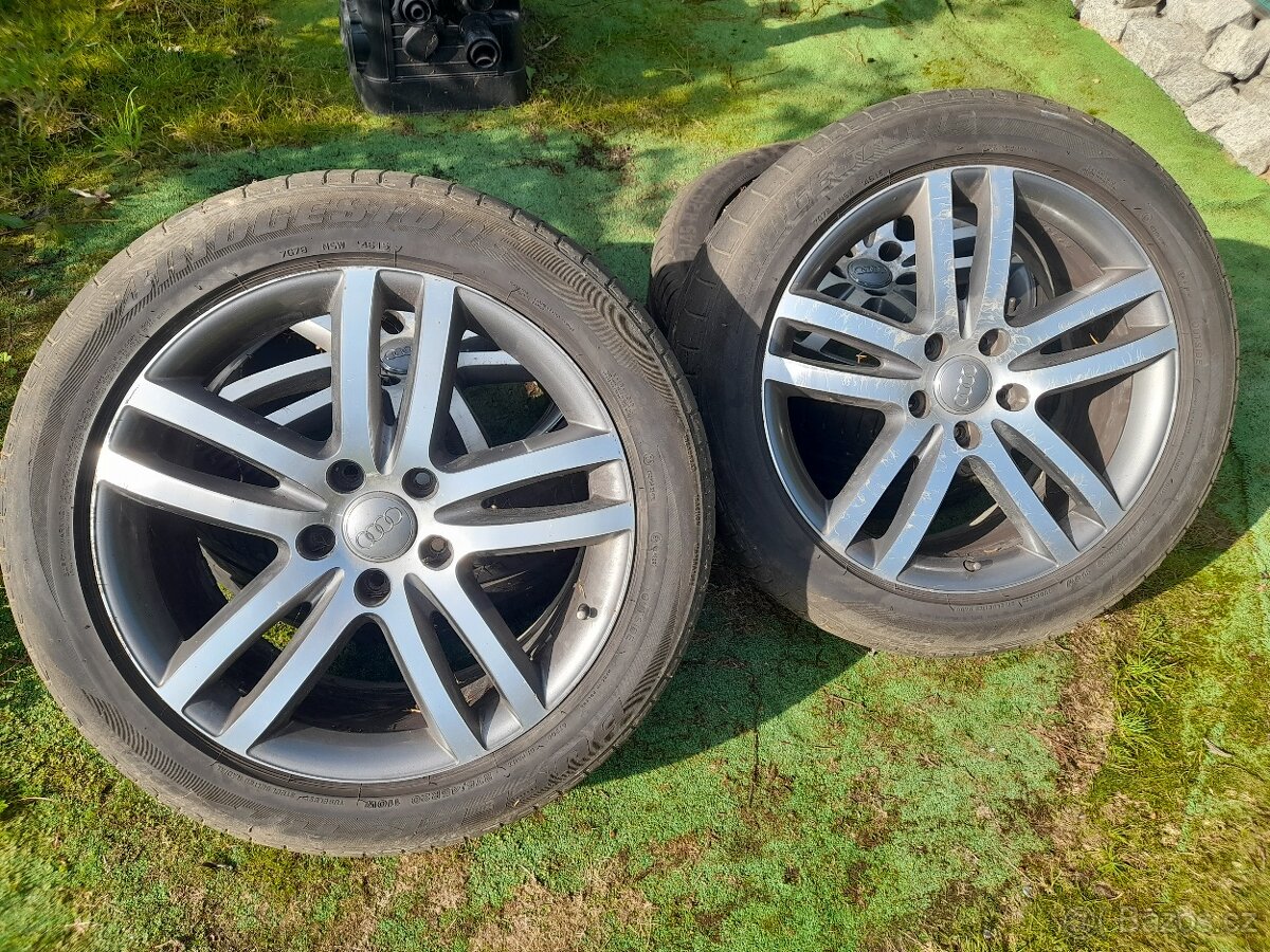 ALU kola,sada,originál AUDI, 275/45 R20, 5x130, TOP