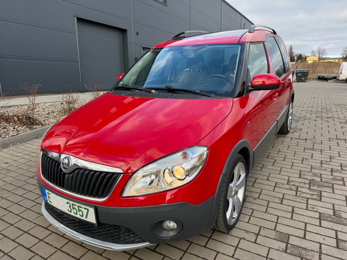 Škoda ROOMSTER SCOUT / 1.2 TSI 63kW / 2013/ TAŽNÉ, PANORAMA