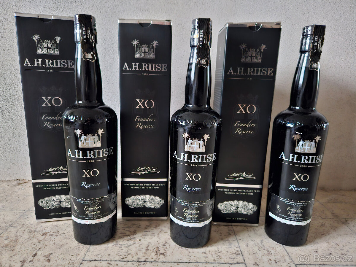 A.H.Riise XO Founders Reserve No. 1, 2 & 3 3×0,7l