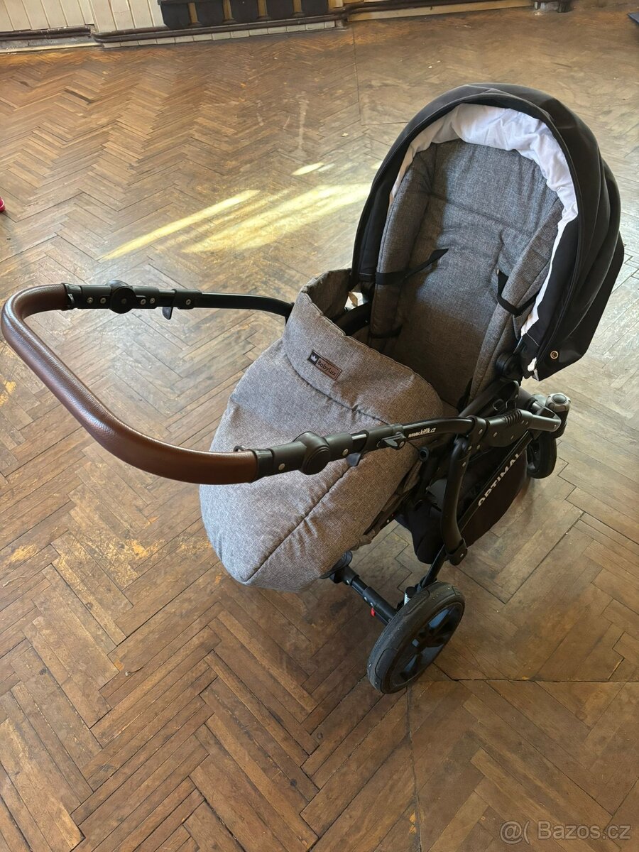 Kočárek 4v1 BabyLux Optimal Grey Flex