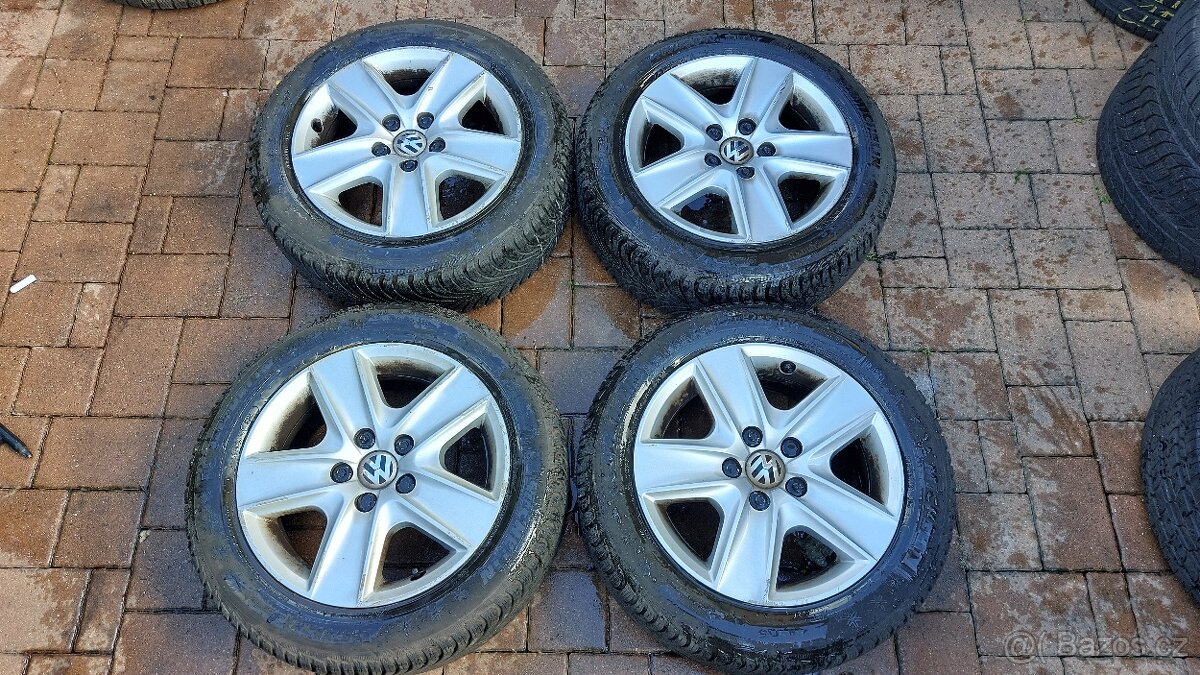 Kola zimní 16", VW, ŠKODA, SEAT, 5x112mm, pneu 205/55/16