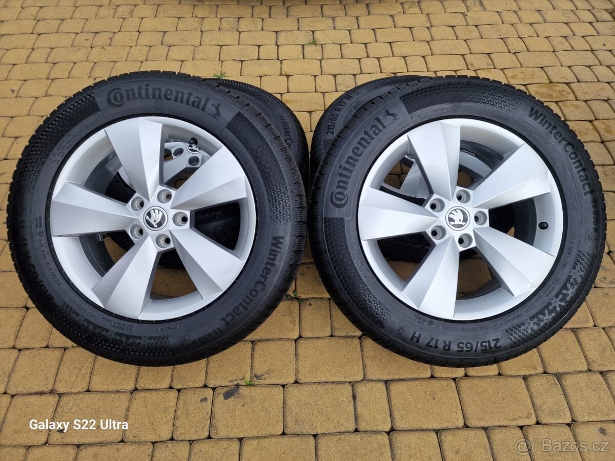 Alu kola zimní sada 5x112 17" Kodiaq, VW Tiguan