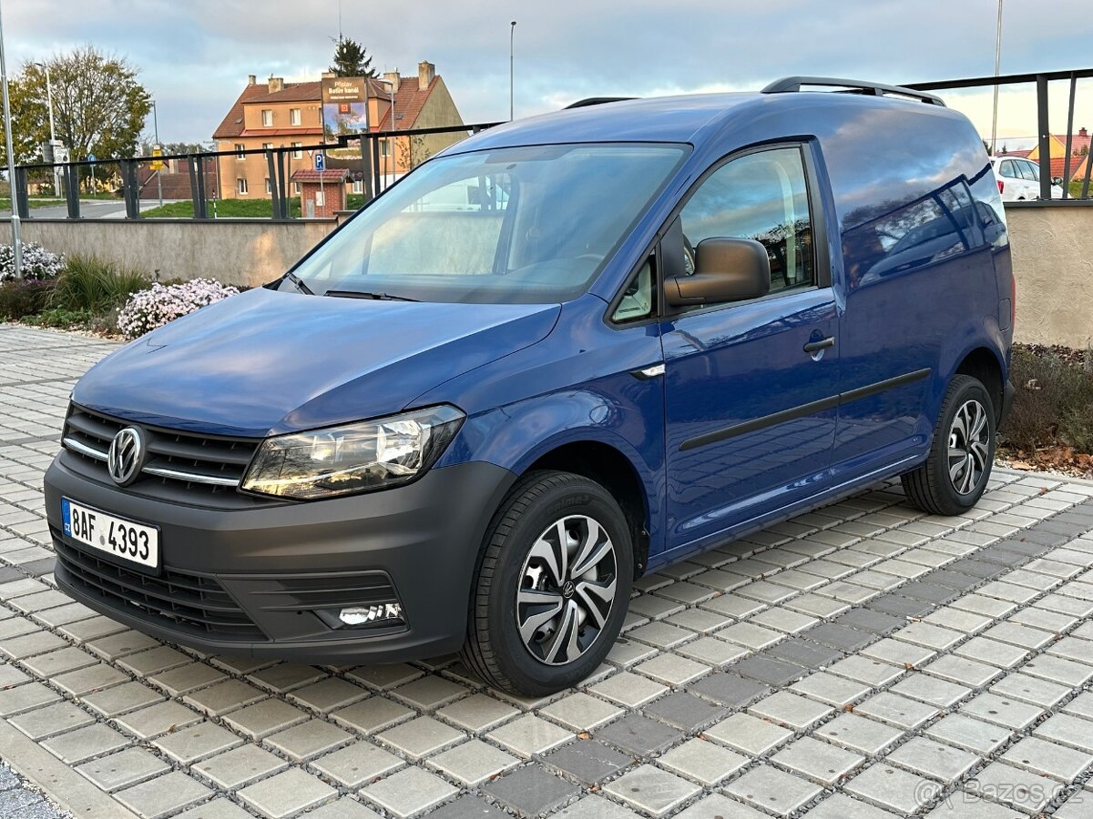 VW Caddy N1, 2.0TDI 75kW BMT, 2020, klima, 98tkm, ČR