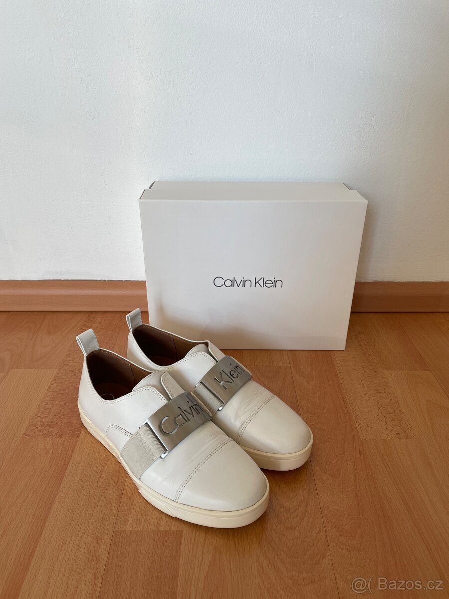 Kožené Slip on Calvin Klein