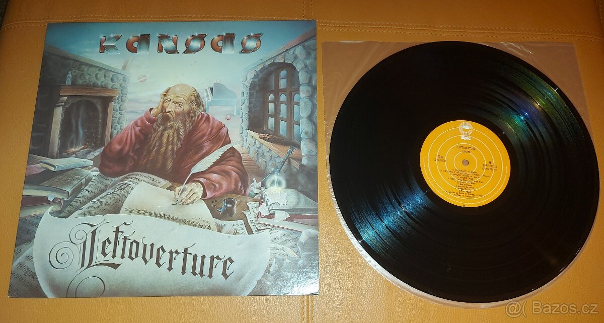 LP KANSAS - LEFTOVERTURE 1976 1.JAPAN PRESS