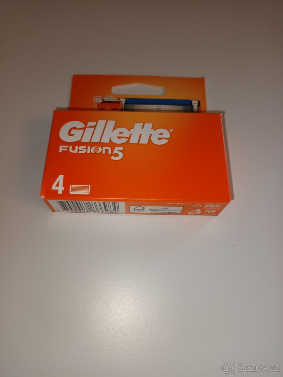 Gillette Fusion5 náhradní hlavice 4 ks