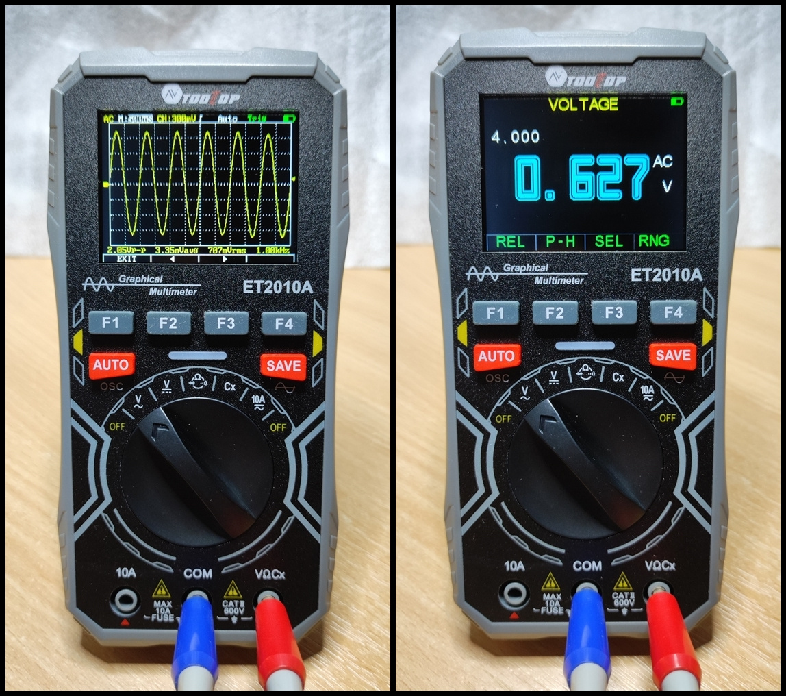 Multimetr/osciloskop TOOLTOP ET2010A 1MHz nový