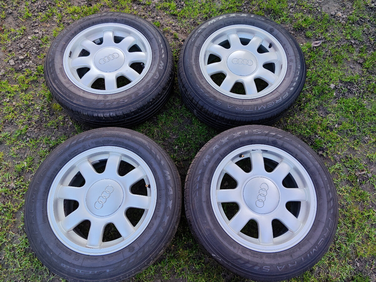 Letní sada Audi r15 5x112 Maxxis 195/65/15