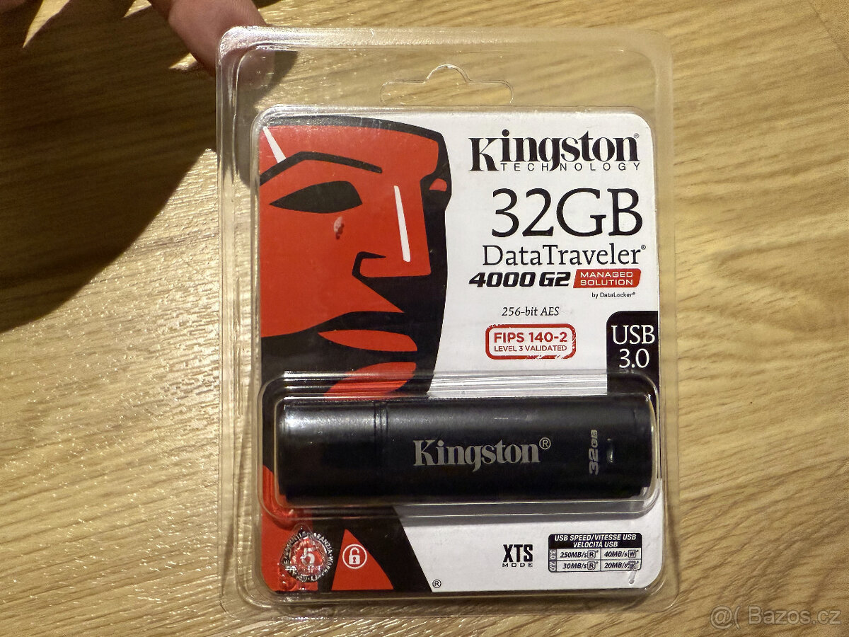 Kingston Data Traveler 4000 G2 32GB / 256 AES FIPS 140-2