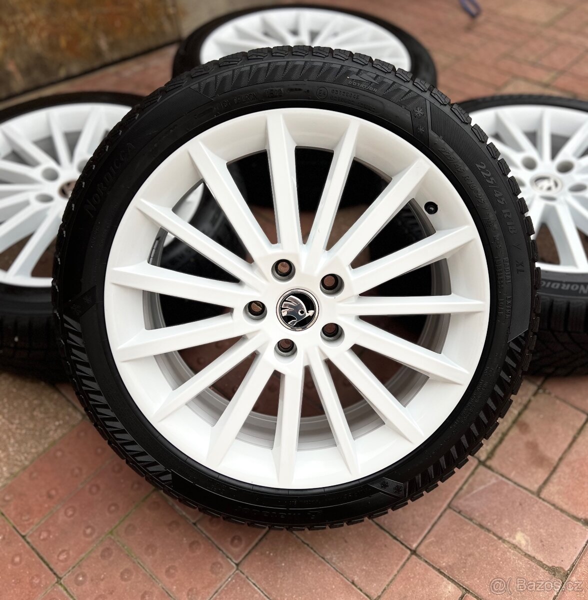 Zimní alu sada Škoda 5x112 r18 TURINI