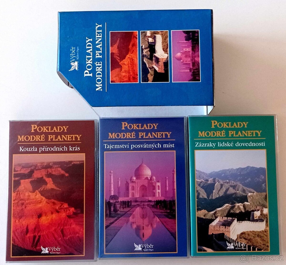 3 x VHS: POKLADY MODRÉ PLANETY