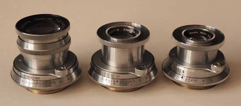 3x 45mm 2-2,8-3,5 (+ Opema II)