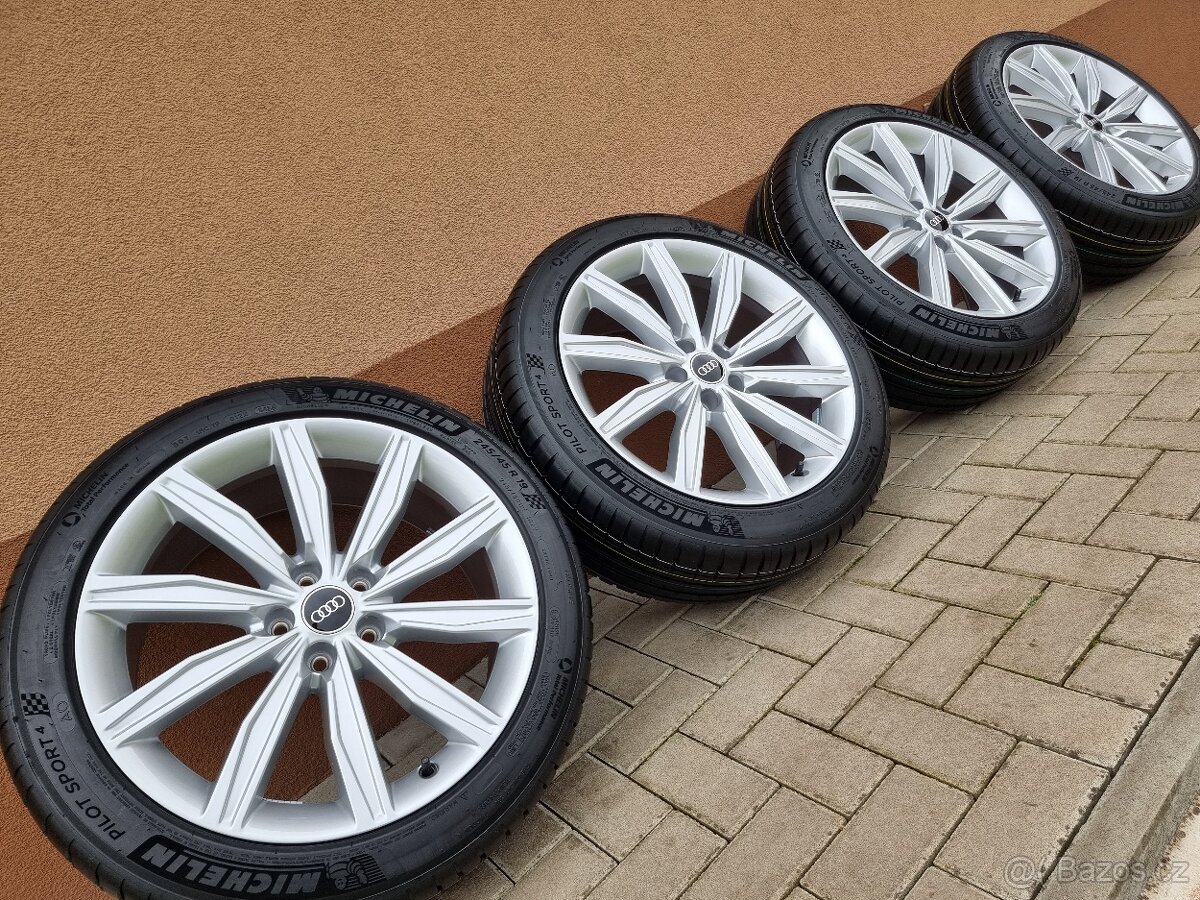 19″ 5×112 AUDI A6 4K + 245/45R19 MICHELIN letné NEW dot2023