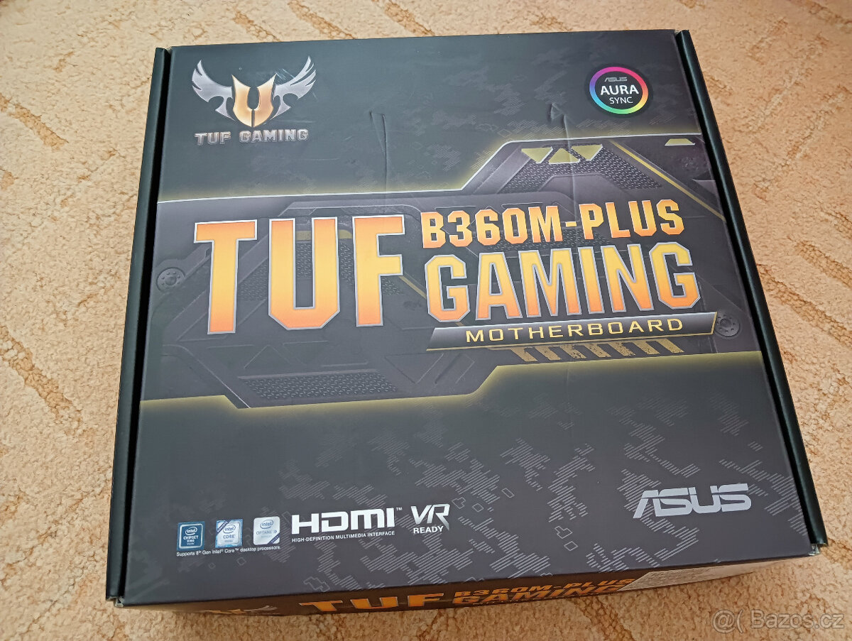 MB ASUS TUF B360M-PLUS GAMING + CPU + RAM 16GB, sock. 1151