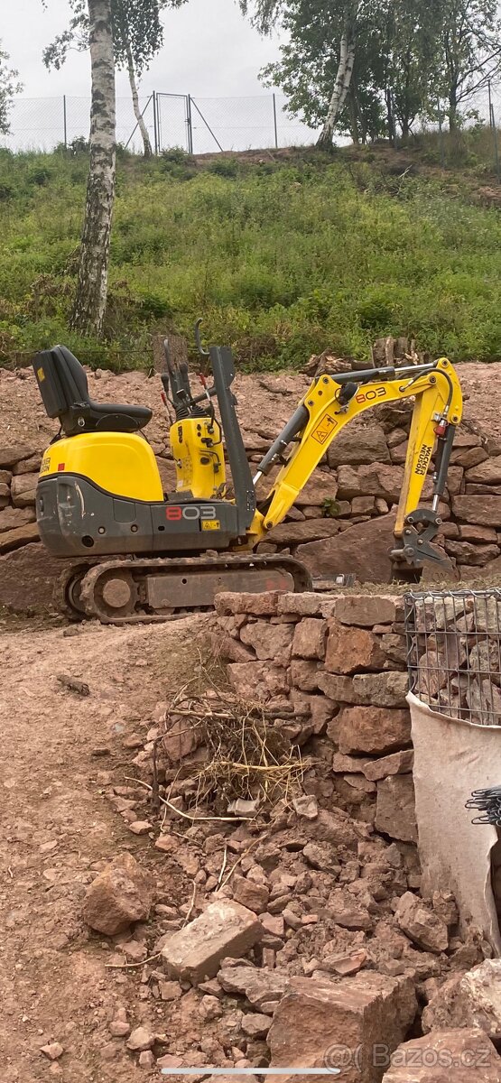 Wacker neuson 700 mth rýpadlo minibarg 803 1 majitel  2019