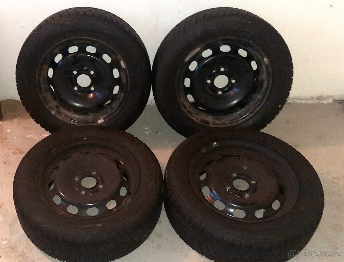 zimní pneu 195/60R15 disky 4x108