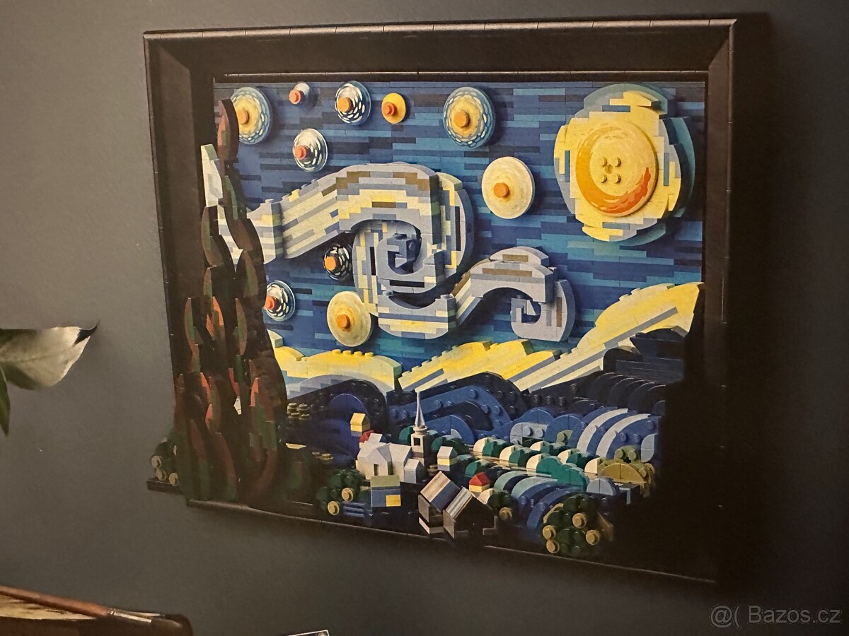 Lego Starry night Vincent van Gogh