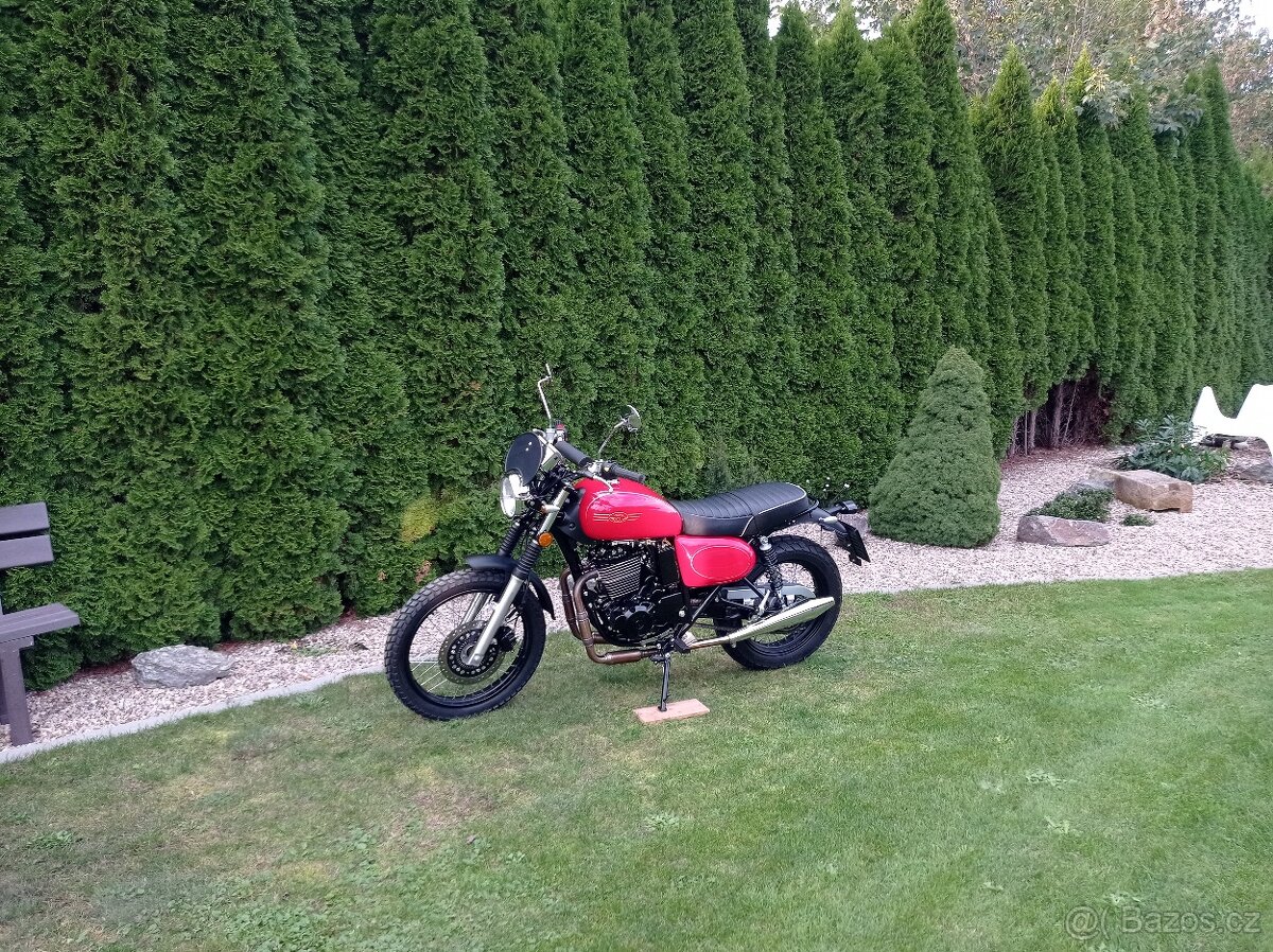 Jawa 350 OHC Scrambler, 720 km, odpočet DPH