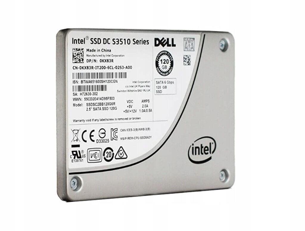 Dell Intel SSD DC S3510 120GB MLC SATA