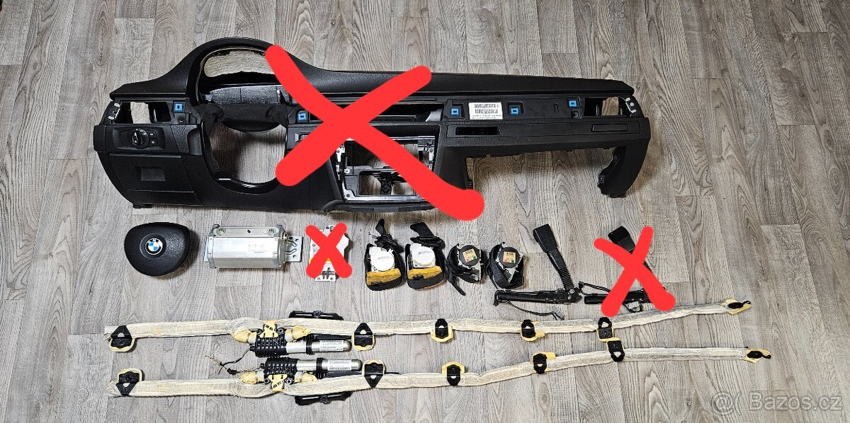 Palubní deska  airbagy BMW E90 E91 E92 E93