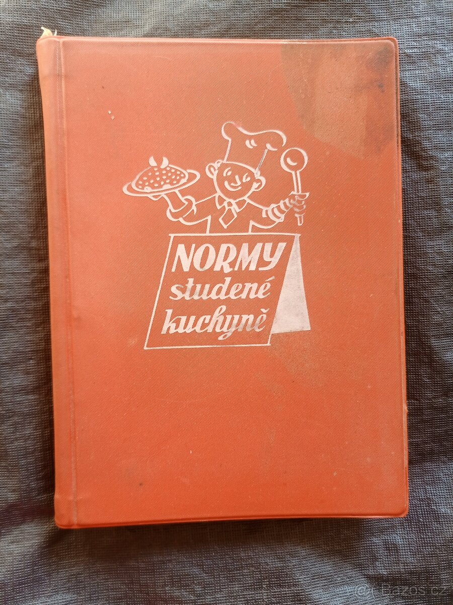 Prodám knihu normy studené kuchyně, rok 1958