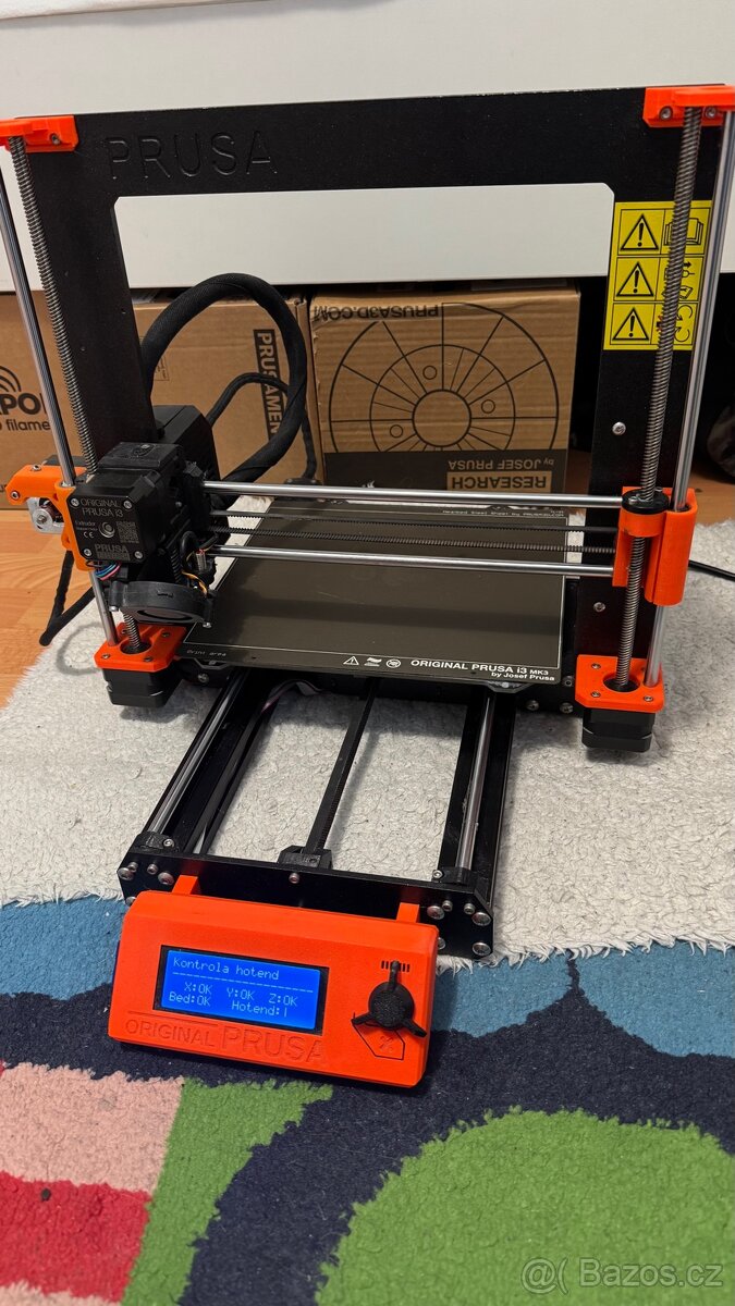 Original Prusa MK3S+ jako nová, 2 Pláty