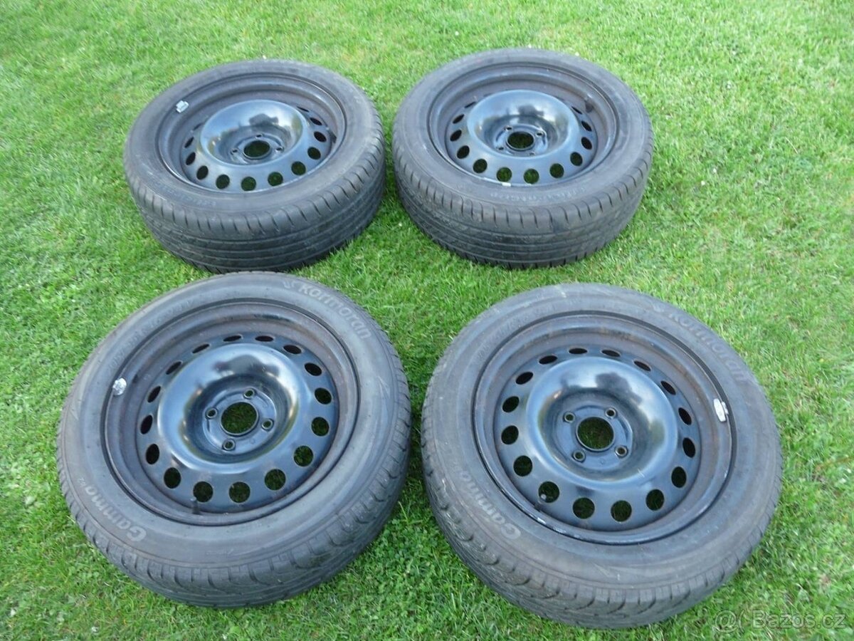 LETNÍ PNEU + DISKY 205/55R16 PEUGEOT 16" CITROEN