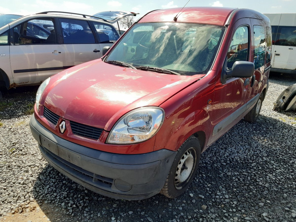 Renault Kangoo 1,5DCI 48kW 2003 - krasne - DÍLY