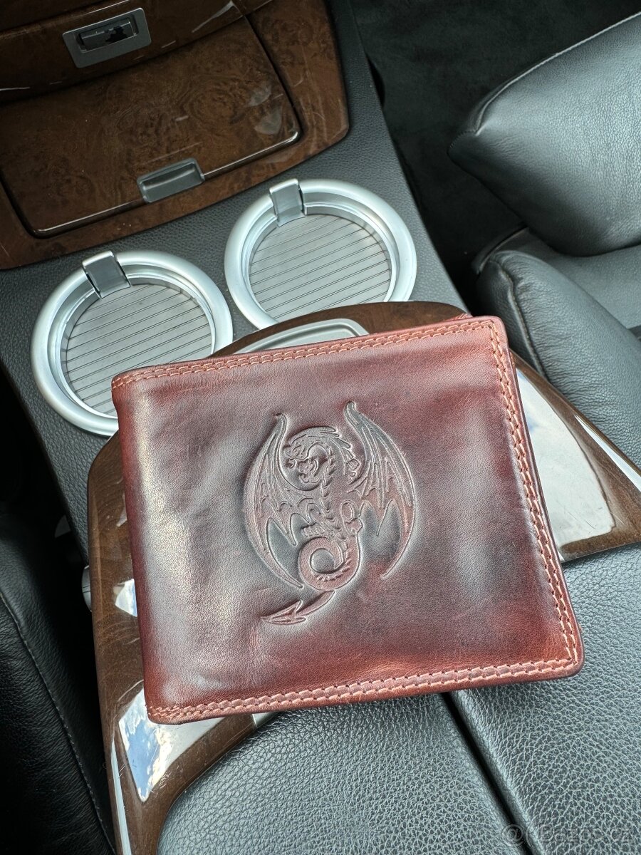 kožená peněženka, nová, top…