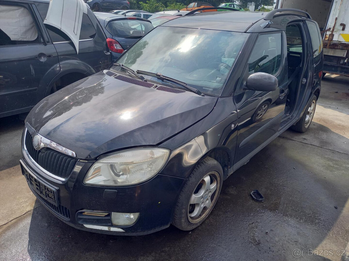 Škoda Roomster 1.4 ( BMS ) 59kW r.2006 černá na náhradní díl