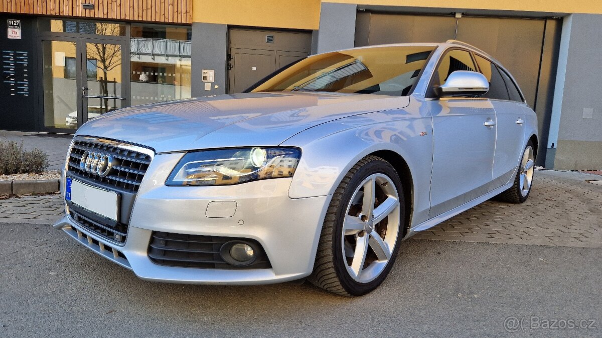 Audi A4 B8 2.0 TDi S-line - Bixenon, Manuál, Nová STK