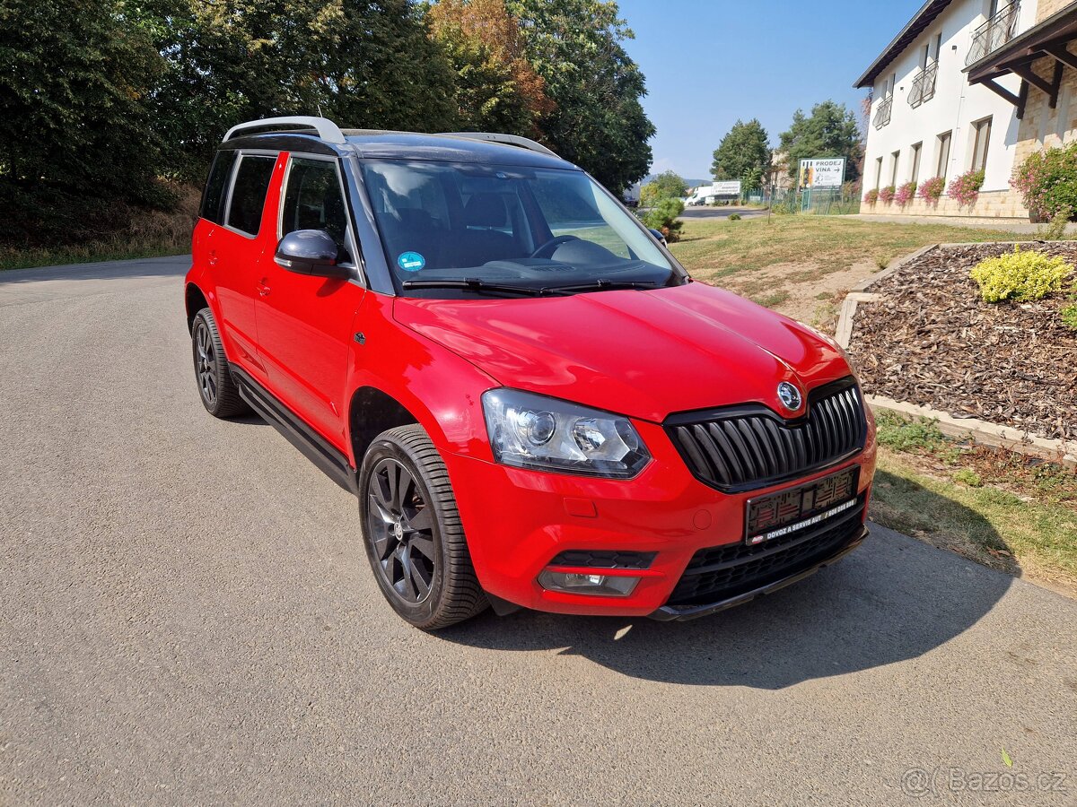 Škoda YETI 1,2 TSI 77KW MONTE CARLO, navi, xenon