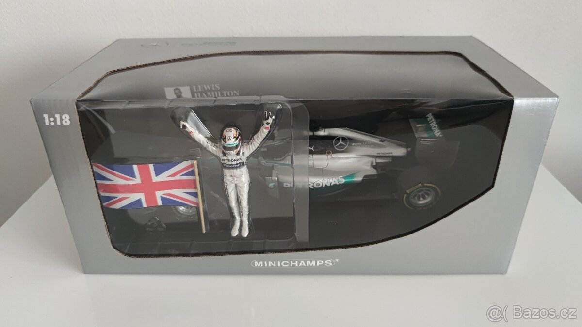 F1 Mercedes W05 Hamilton Abu Dhabi 1:18 Minichamps