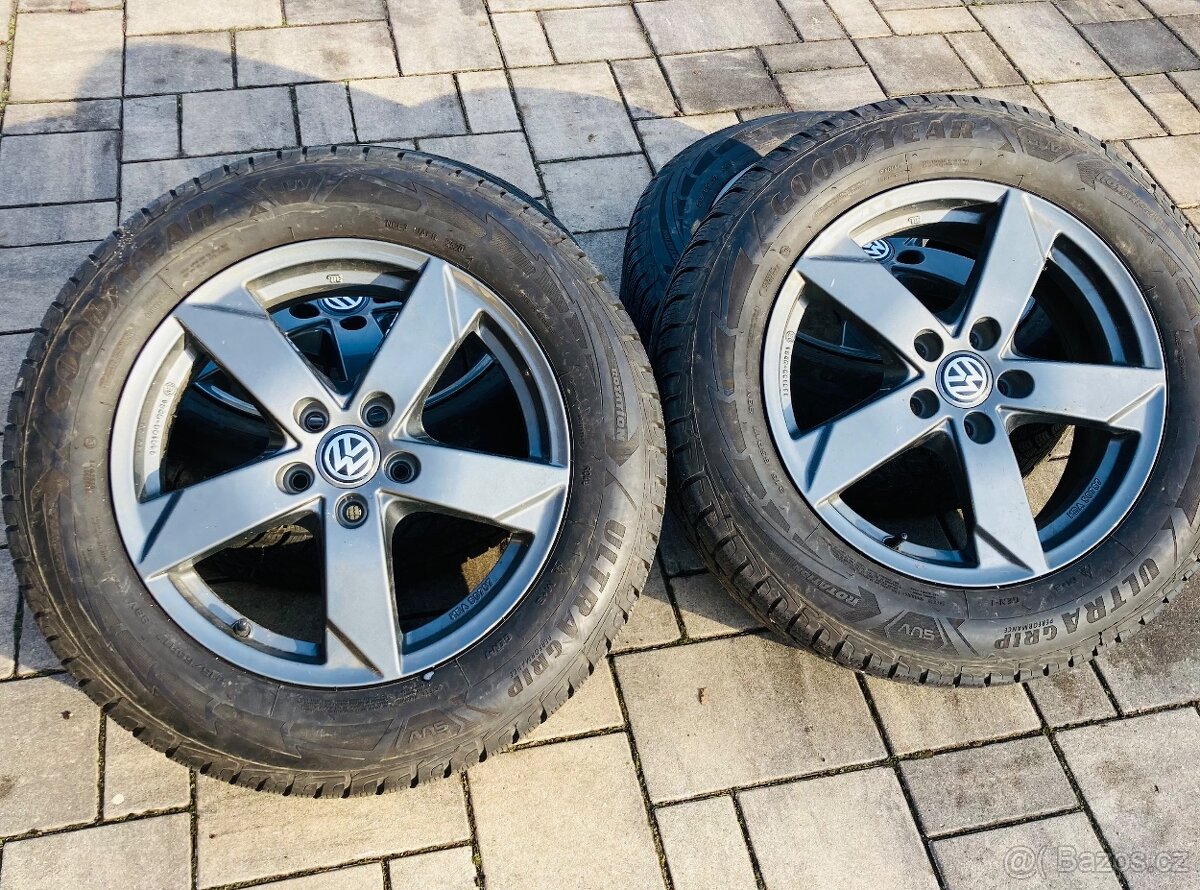 Atraktivní zimní alu sada R17, 5x112, VW, Škoda, Seat, Audi