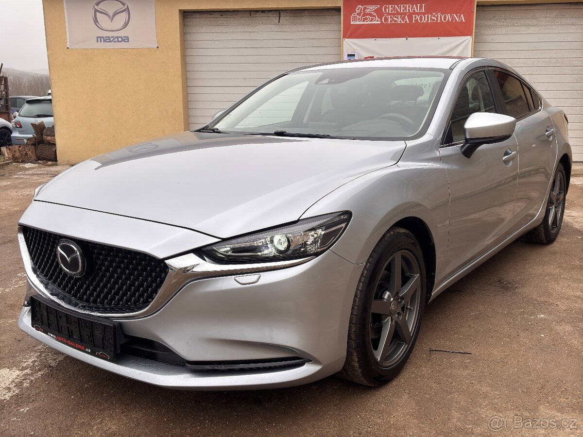 MAZDA 6 2.0i 2019,170TKM,HEAD-UP,FULL LED,KŮŽE,VÝHŘEV,ALU18