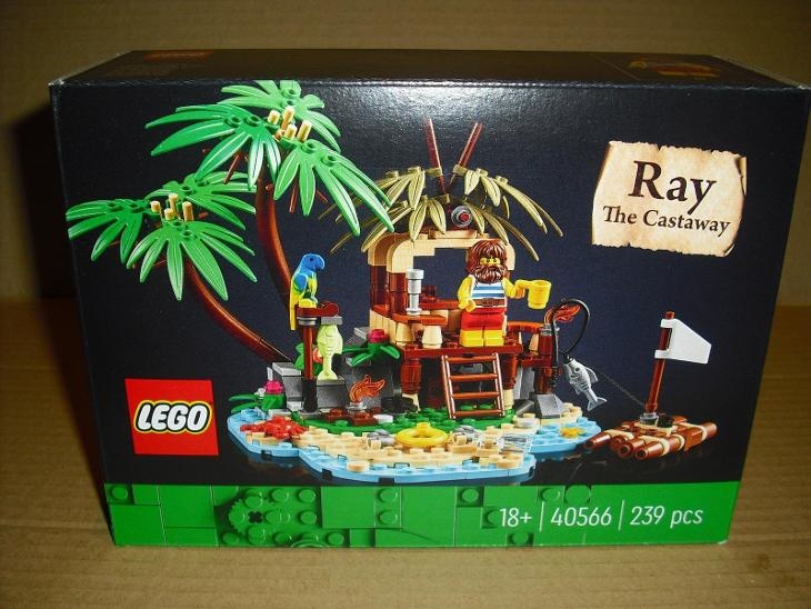 Nové LEGO Ideas 40566 Trosečník Ray GWP