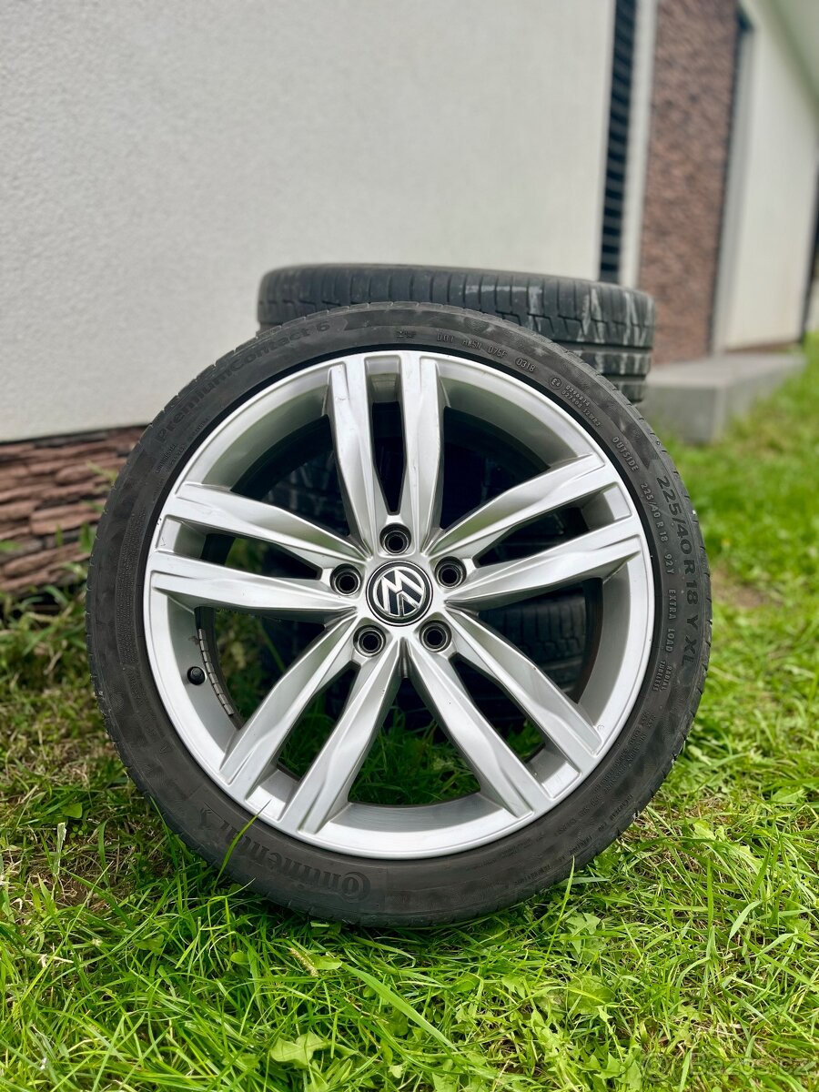 Durban r18 5x112 originál vw 225/40 r18 continental