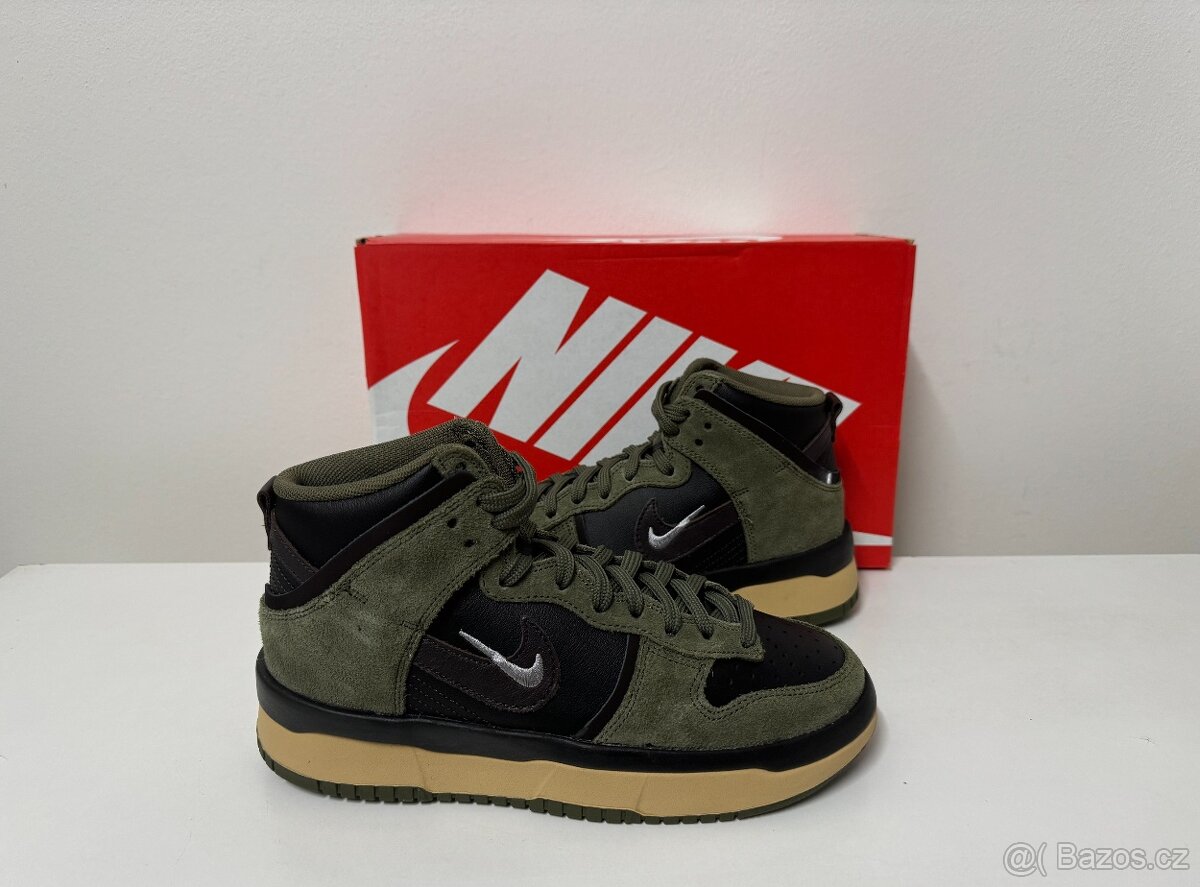 Nike Dunk High Up Medium Olive vel.38,5/24,5cm