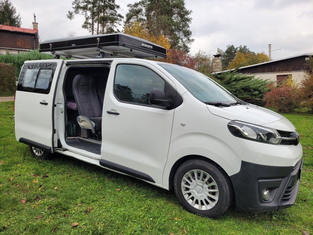 Toyota Proace  2,0D koupeno v ČR,odpočet DPH,spací vestavba