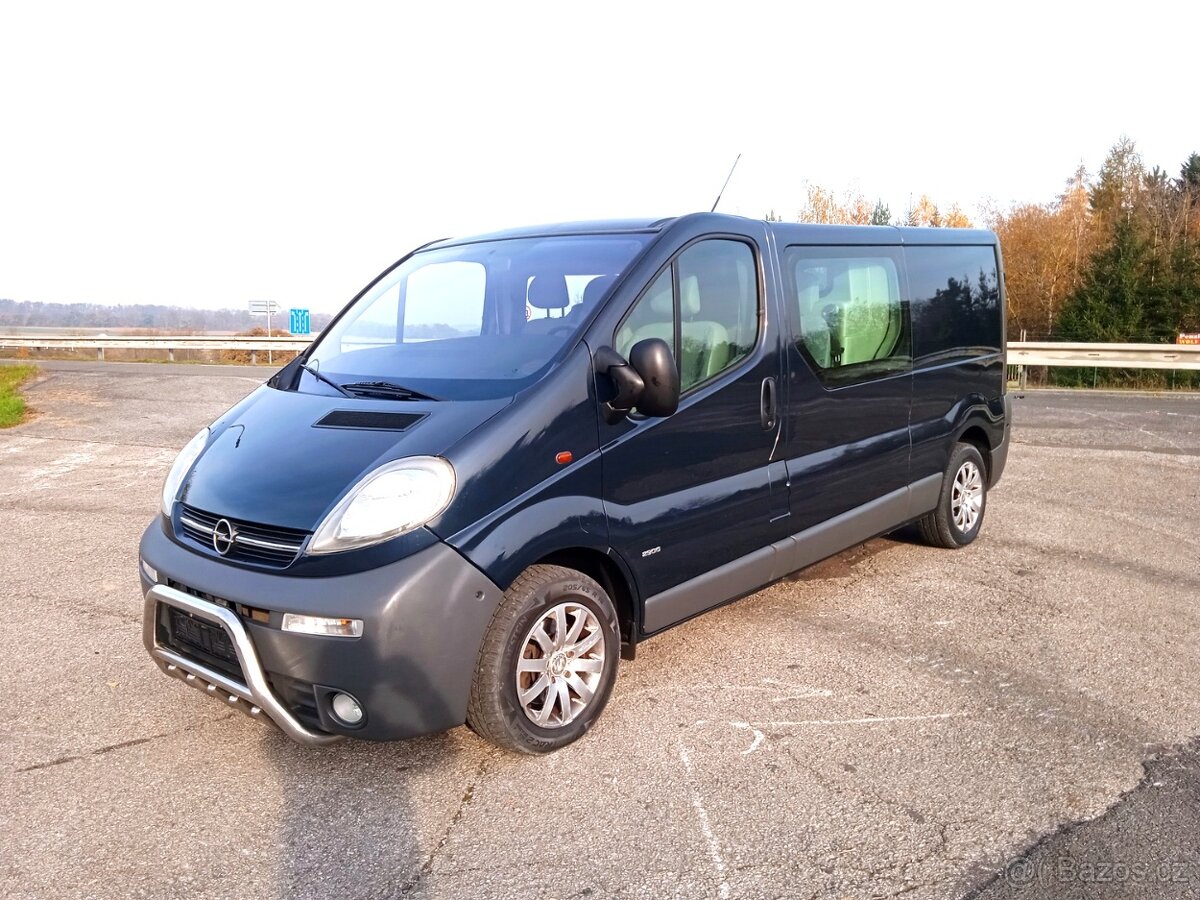 OPEL VIVARO 1,9DCI LONG 6-MÍST 1-MAJITEL KLIMA TAŽNÉ