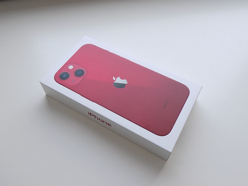 APPLE iPhone 13 mini 256GB Red - ZÁRUKA -JAKO NOVÝ-100%bat.