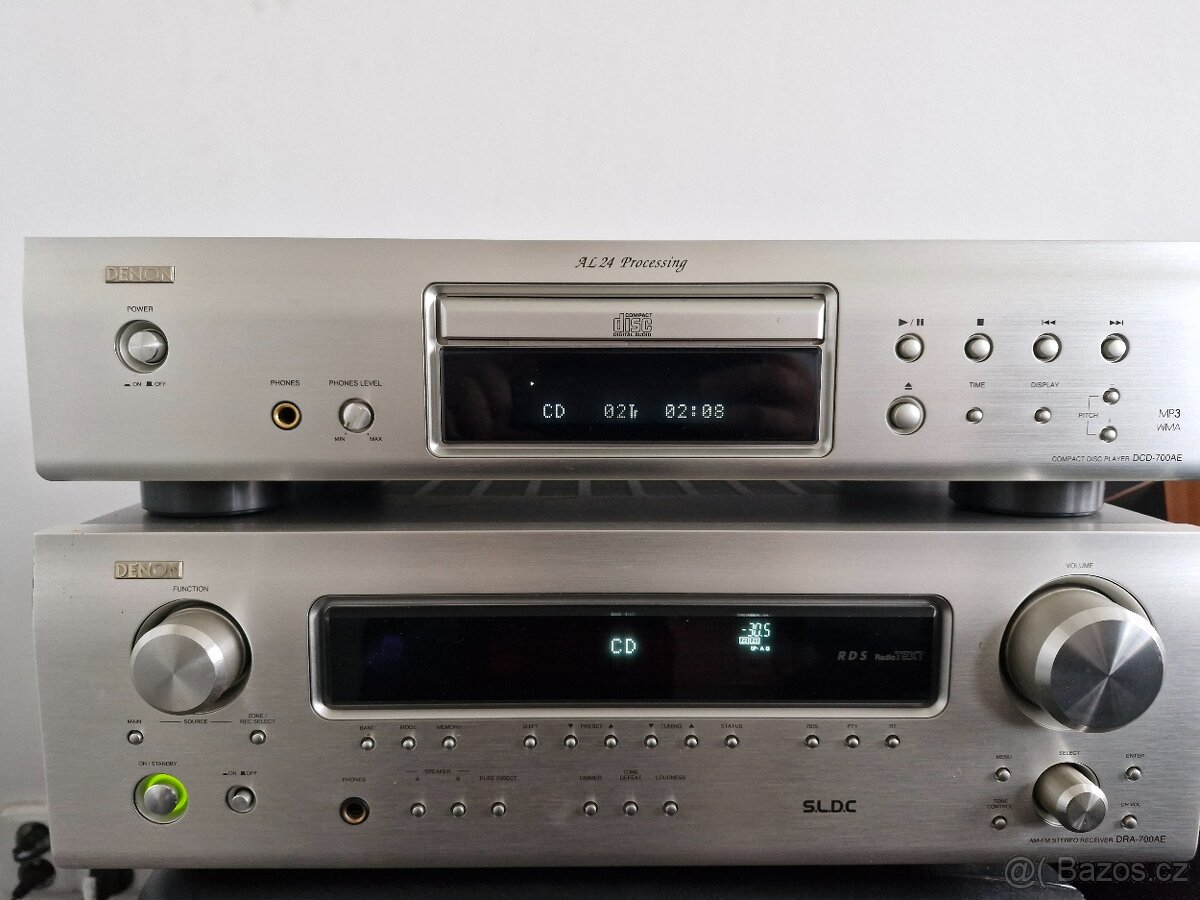 Zesilovač DENON DRA-700AE / DENON DCD-700AE