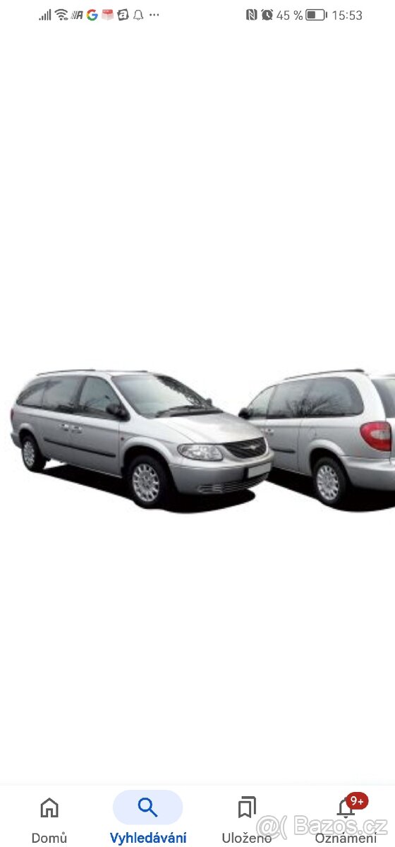 Prodej dílů na chrysler voyager IV