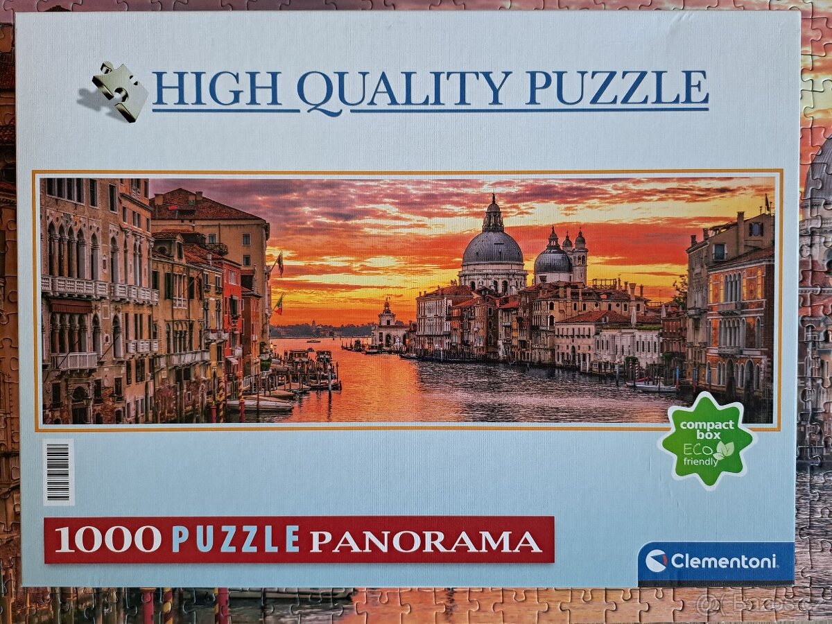Puzzle 1000 Clementoni/Canal Grande Benátky/Panorama